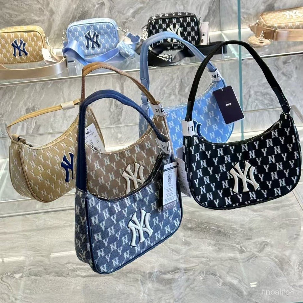 mlb Underarm bag New Yankees Embroidered Retro Old Flower Shoulder Crossbody Bag NY Women's Handheld