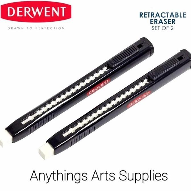 

Derwent Retractable Pen Eraser Blister Pack set 2