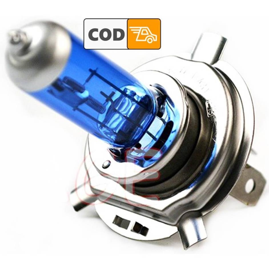 Lampu Mobil Depan H4 Xe Halogen Super Terang 1 Pc 100/90 Watt 12 Volt Bohlam Headlight Headlamp Vari