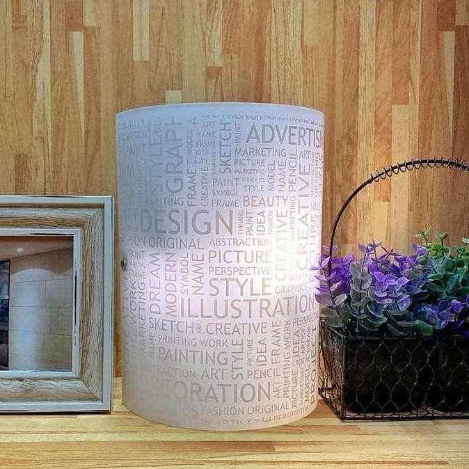 Lampu Dinding / Wall Lamp White Glass 3+Dl-Wl1206-En-Ah