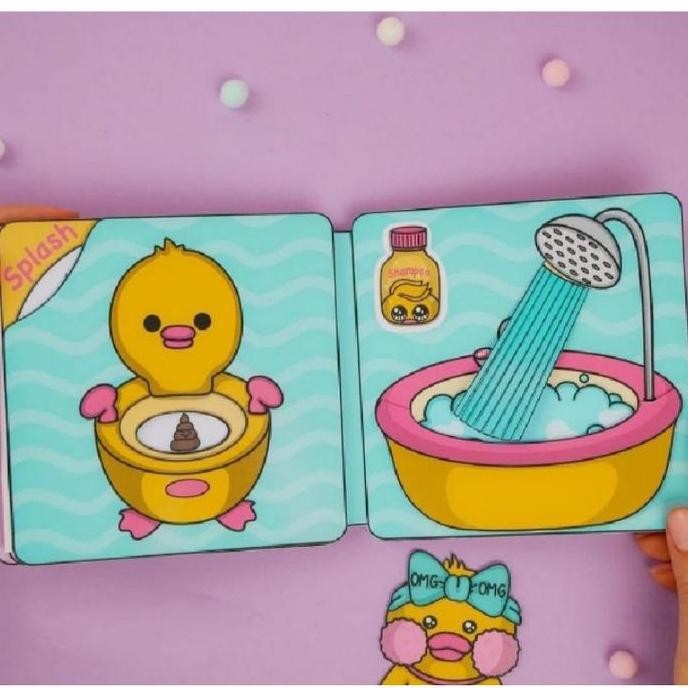 Paper doll duck house mainan bongkar pasang bebek viral