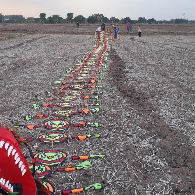 Layangan Train Naga Fullset