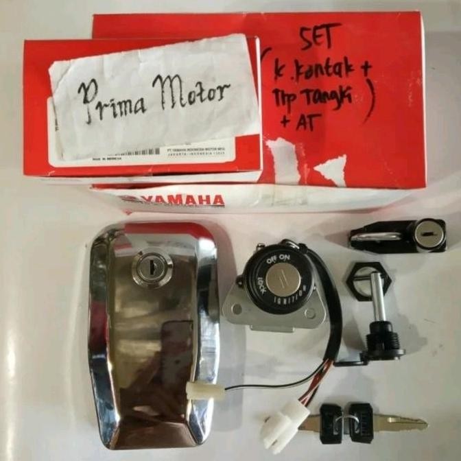 KUNCI KONTAK RX KING NEW DAN TUTUP TANGKI RX KING SET ORI YAMAHAA YGP