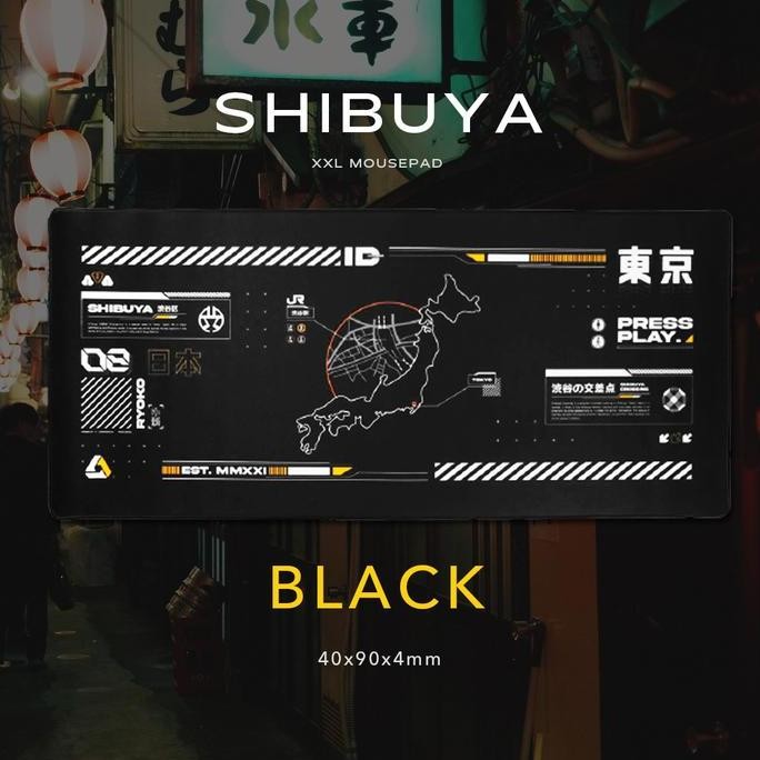 Shibuya Gaming Mousepad Deskmat By Allshop