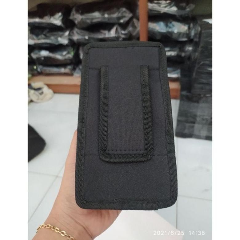 Salt Sarung Tempat Hp Pinggang Tas Dompet Handpone Pinggang Doble Slot Pouch Hp Pria Th-1