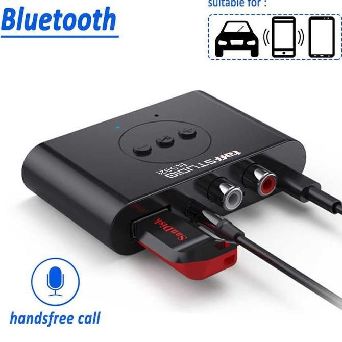 Bluetooth 5.2 Receiver Audio Adapter Blutut Nfc Aux 3.5Mm Mobil Speaker Headphone Original Multifung