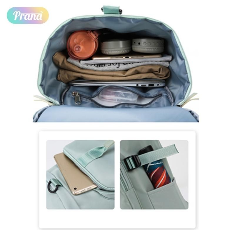 Bf888S Prana Tas Slempang/Ransel /Prana Gym Bag/Travelling Bag Dr- Ukuran Besar Tas Olahraga Gym Pn-