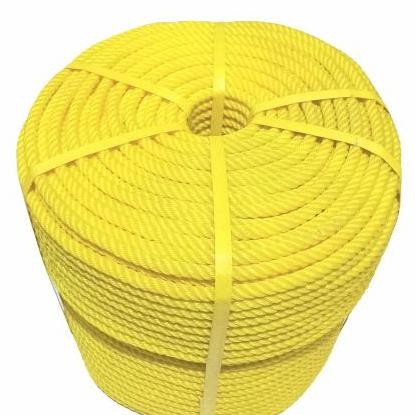 Tali tambang 10mm plastik p,e kuning satu roll