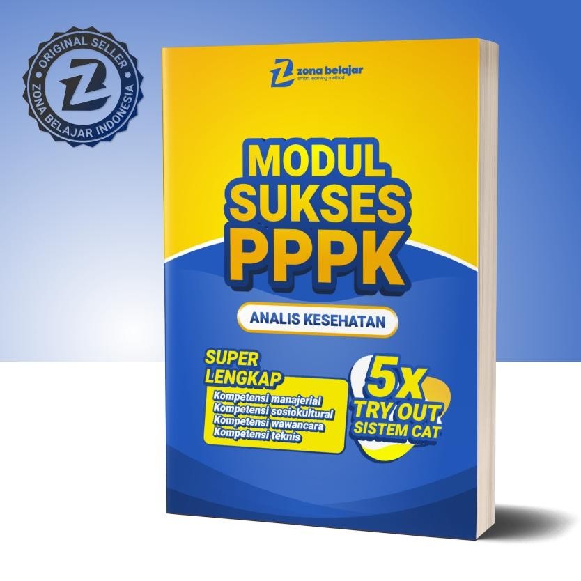SALE Zona Belajar - Modul Sukses Pppk  Formasi Analis Kesehatan MURAH