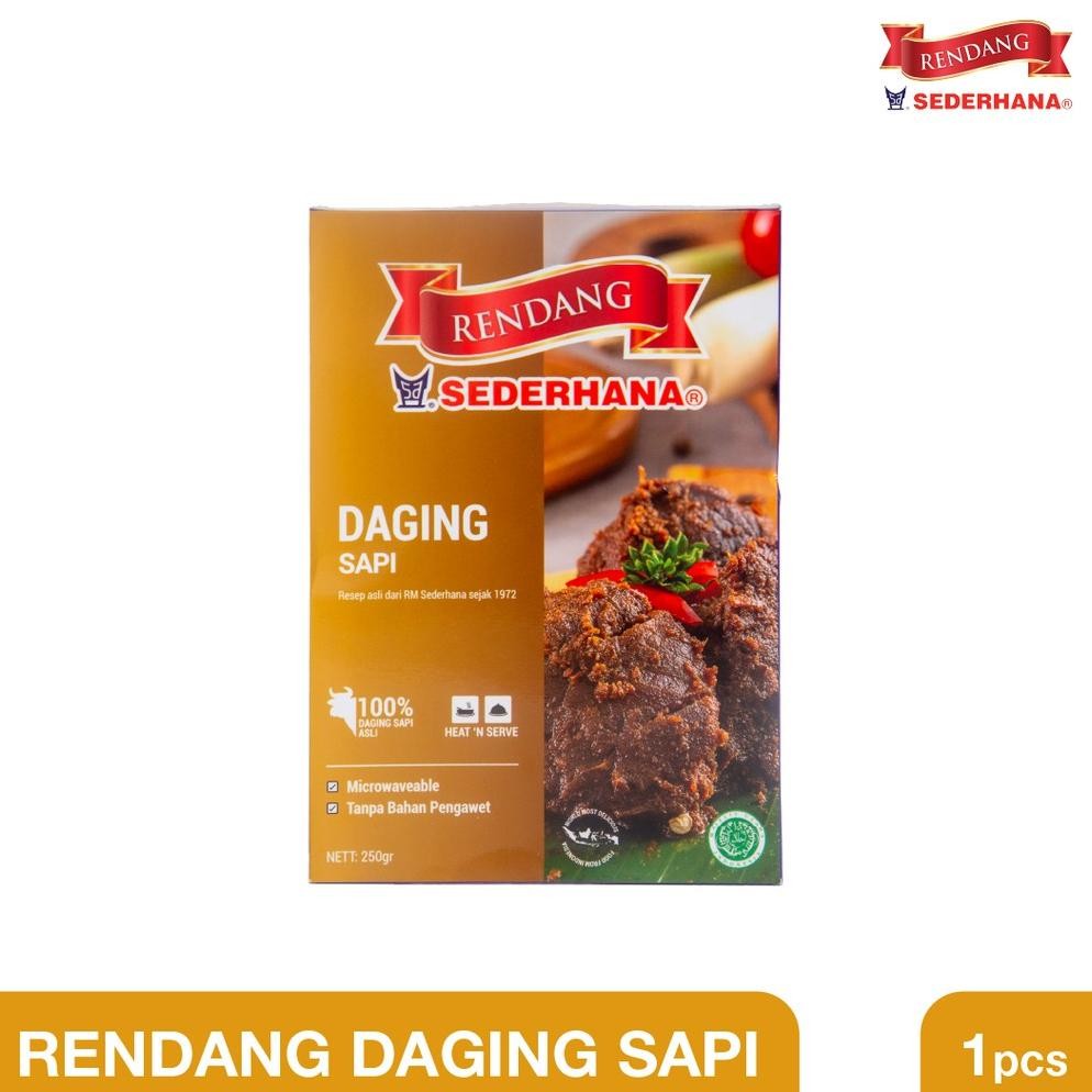 

TERLARIS Rendang Daging Sederhana - Daging Sapi Siap kirim