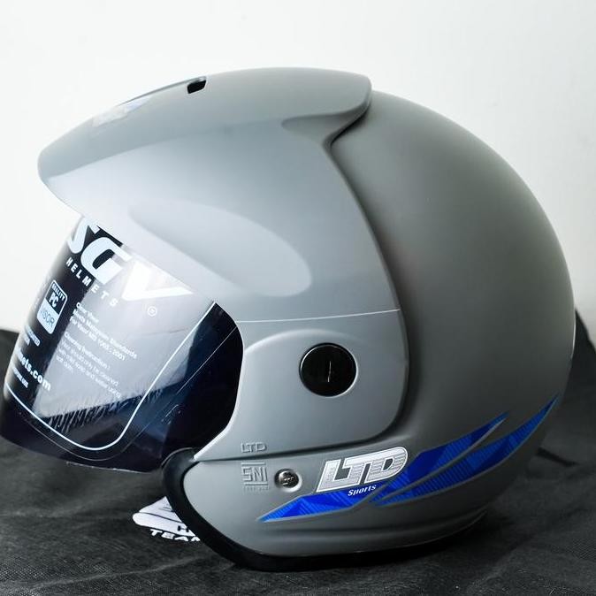 Helm LTD Sport Sports Original Import Made in Malaysia SNI ISO Helmet Pelindung Kepala Kaca Visor Hi