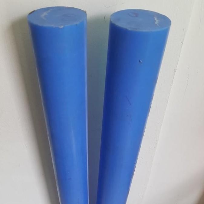 Nylon Mc Blue Batangan 50mm / Mc Blue Rod / Nylon Biru Batangan