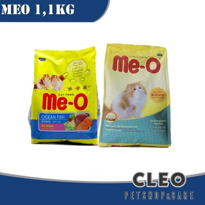 Terbaik Me-O Makanan Kucing Meo Dry Kitten 1.1Kg Cat Food 100% Ori
