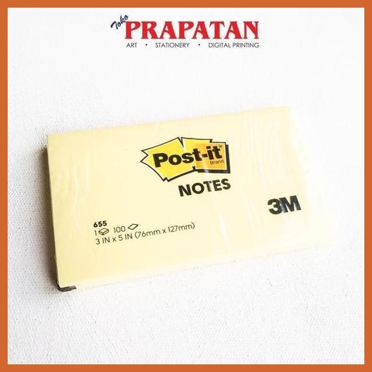 

(ATK) POST-IT NOTES 655 (76MMX127MM) / STICKY NOTE ALAT TULIS LUKIS SEKOLAH KULIAH GAMBAR KANTOR