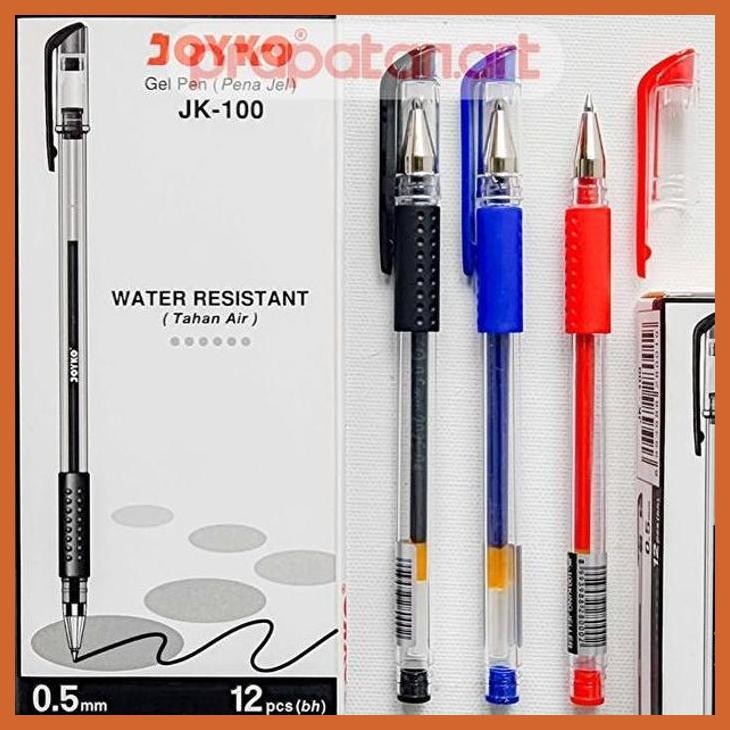 

(ATK) JOYKO JK-100 GEL PEN 0.5MM | PENA JEL | PULPEN ALAT TULIS LUKIS SEKOLAH KULIAH GAMBAR KANTOR