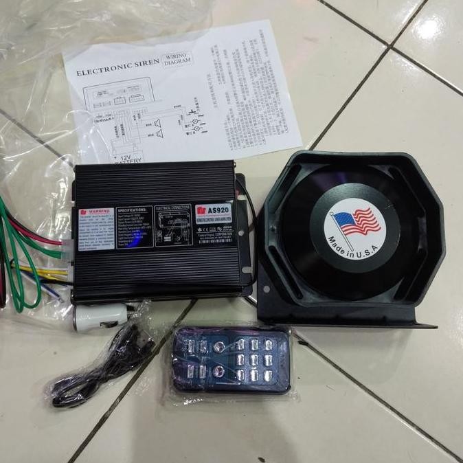 Toa sirine Patwal Ambulance werless mic 200watt - Toa slim