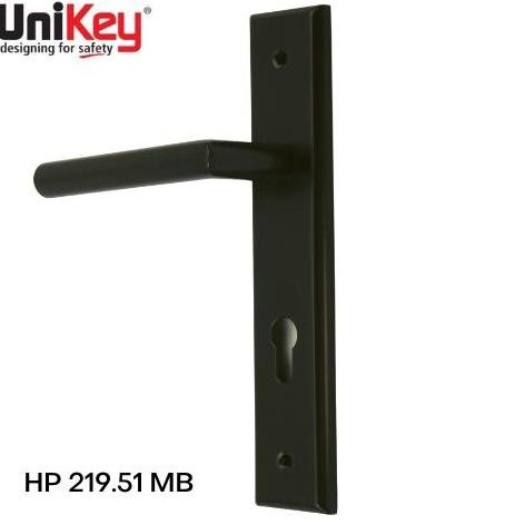 Unikey Handle On Plate Set Black Hp 219.51 Mb+Sw501-40Mm+Dckk Mb