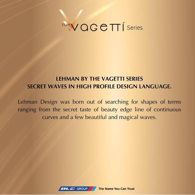 Onassis Lehman Bl - Kunci Pintu Vagetti Series Premium Dengan Finishing Halus & Kualitas Tinggi Coco