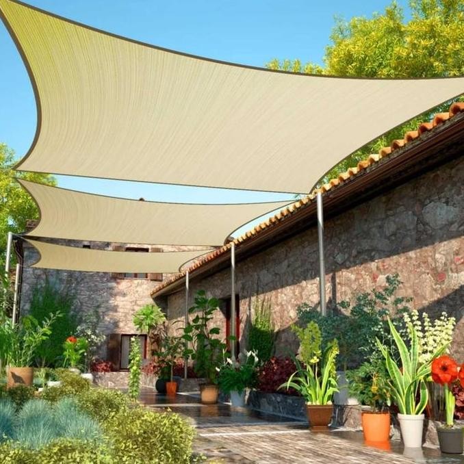 Tenda Kanopi Awning Taman Custom Bahan Pvc Atap Membran 410 Gsm