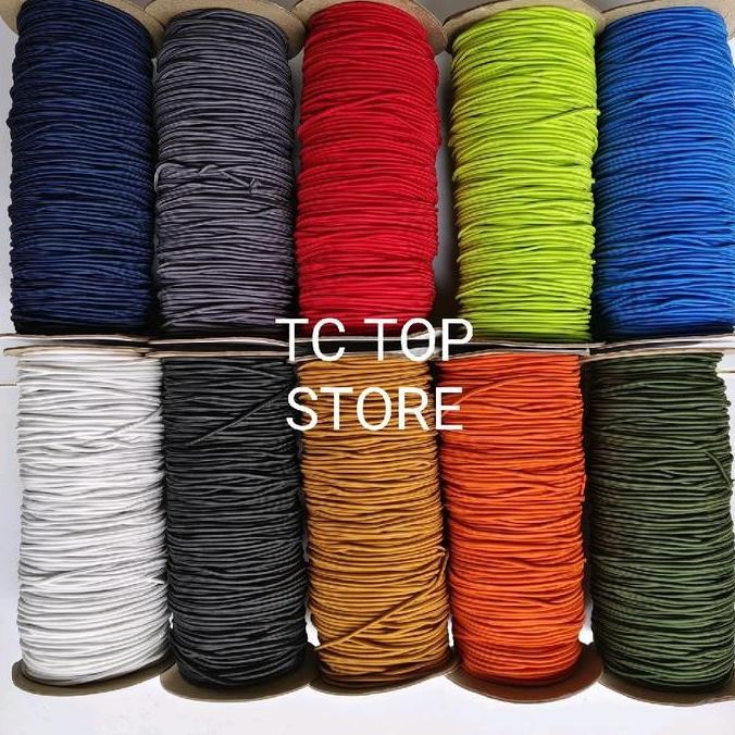 

DB251 }} Tali Karet 1,5mm (120 Mtr) / Tali Elastis / Tali String 1,5 mm