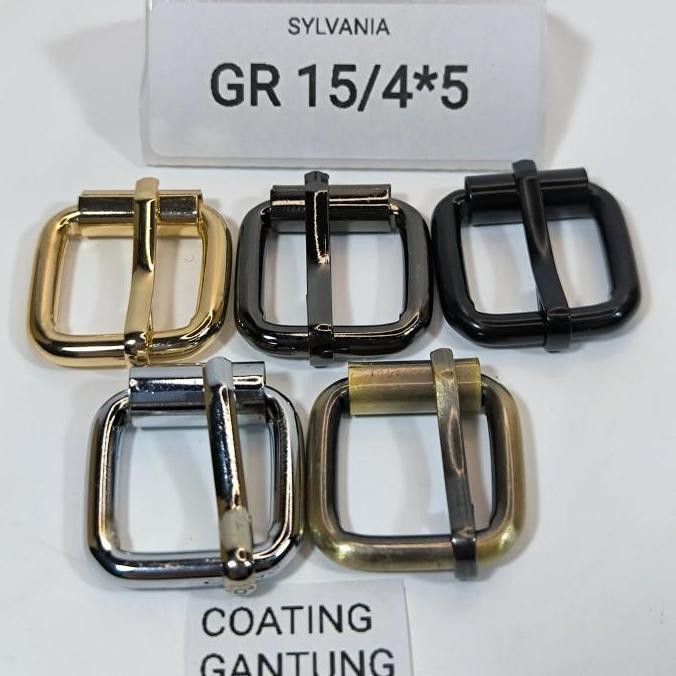 DI140 >> GR 15/4*5 @12, RING KAWAT BENTUK GESPER RODA DIAMETER 15mm TINGGI 15mm KAWAT 4mm, PENJUALAN