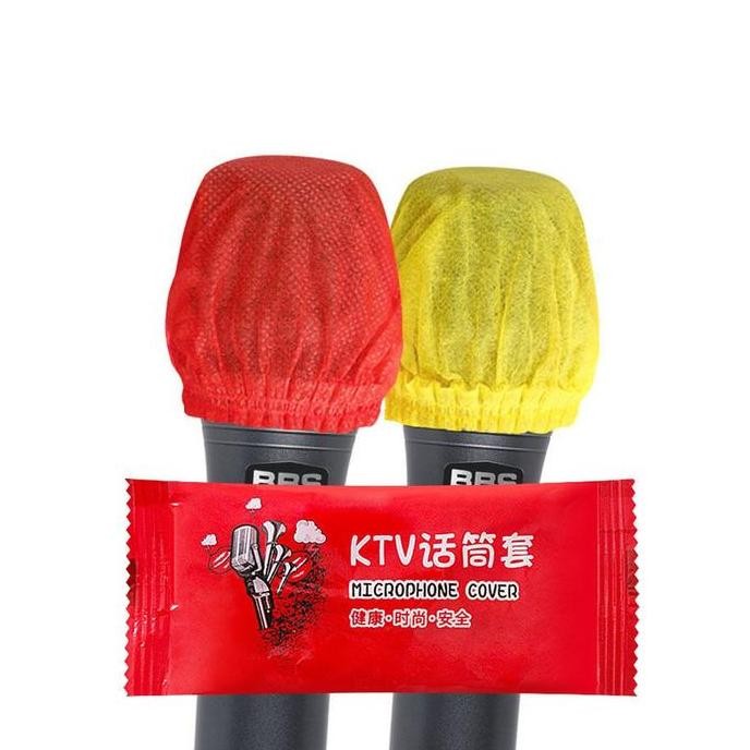 DF356>> Cover Microphone Sarung Mic Penutup Mikrofon Sekali Pakai Karaoke KTV