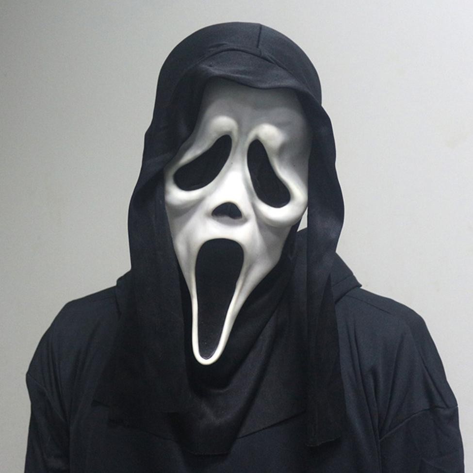 Bisa Cod Topeng Scream Ghost Tebal Anti Penyok Hantu Seram Cosplay Halloween Gh-6