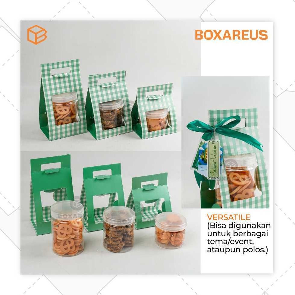 

Terlaris Packaging Kue Kering Box Toples Satuan Tabung Jar Kotak Gagang Tenteng | Sl Jar Yu-10