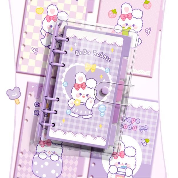 

Special Zumoo Princess Art Binder Set Pvc A6 Full Color Paper Planner / Binder Set Pvc A6 Dengan Loose Leaf Planner Warna Grid Et-61