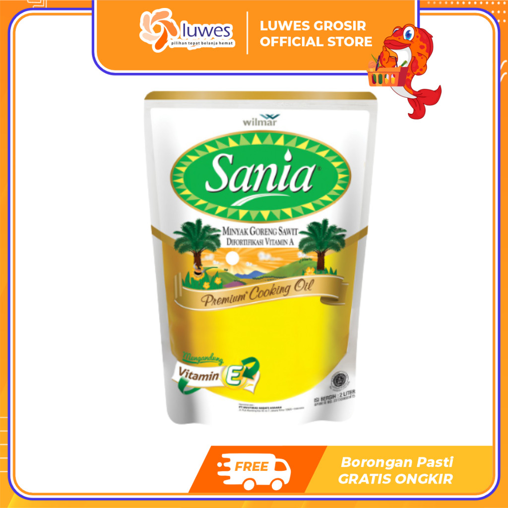 

Sania Minyak Goreng Refill 800 mL/1 L/2 L Kaya Akan Vitamin E