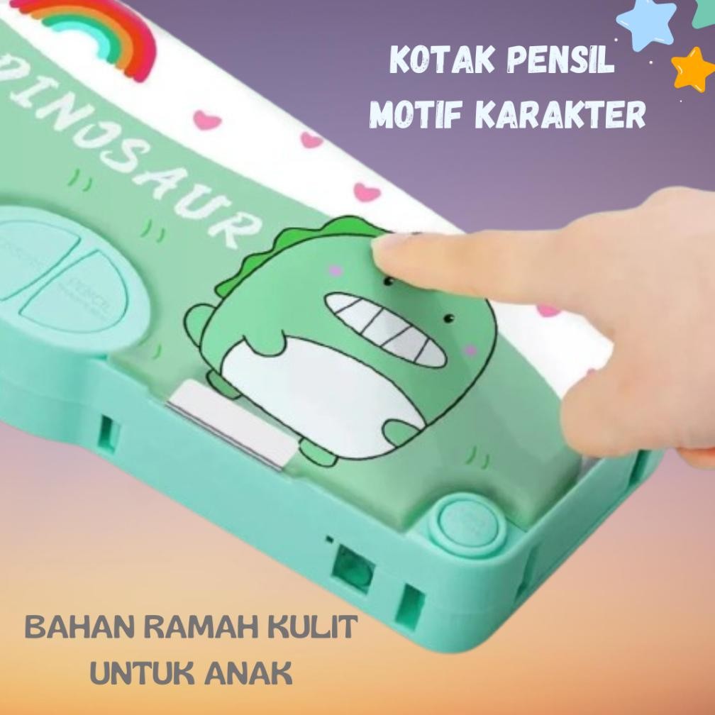 

Eelic SkyloKotak Pensil Motif Karakter Multifungsi Premium Tempat Pensil Serbaguna Ez23