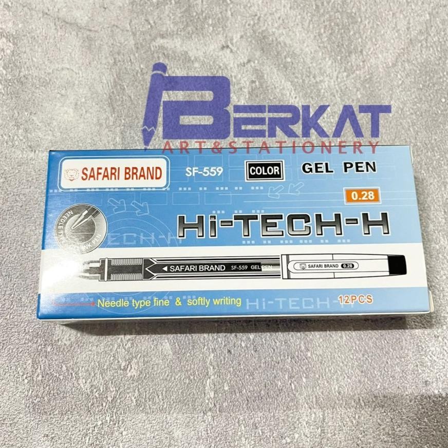 

Kuke [1 Pack] Safari Ballpoint Pen Gel Hi-Tech 0.28Mm Aza-125