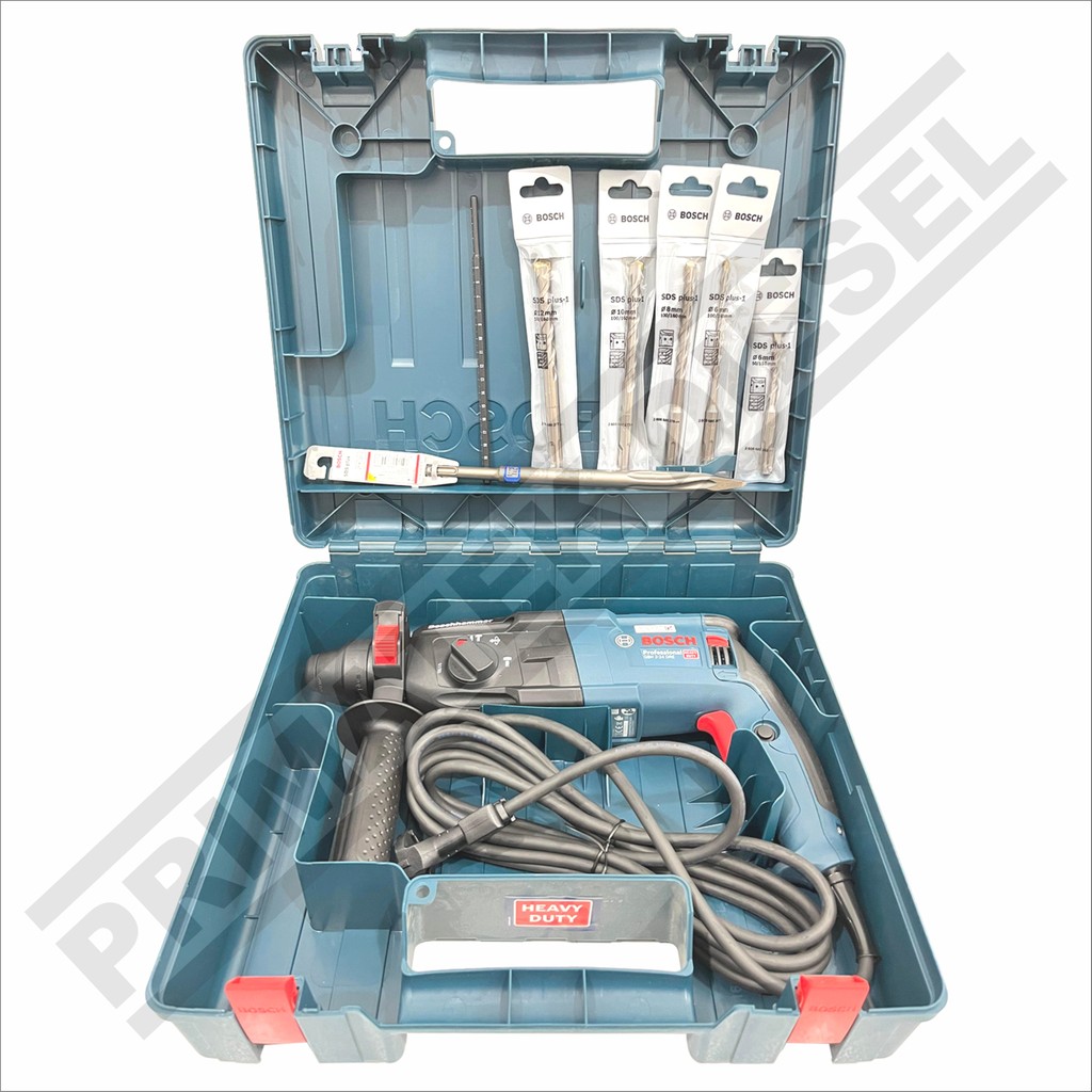 (BOSCH GBH2-24) Rotary Hammer 24mm BOSCH GBH 2-24DRE / Mesin Bor Tangan Bobok Beton Tembok 24 mm BOS