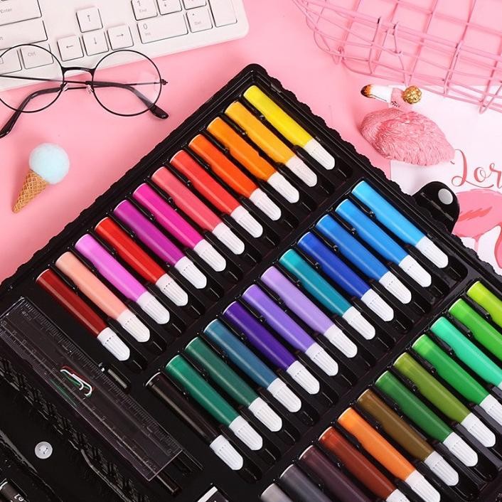 

Ready_Stock_Cod Kuke Art Set 150 & 208 Pcs Crayon Krayon Full Set 150 & 208 Pcs Peralatan Gambar Lukis Pensil Warna 1 Set Colouring Pensil Er-23
