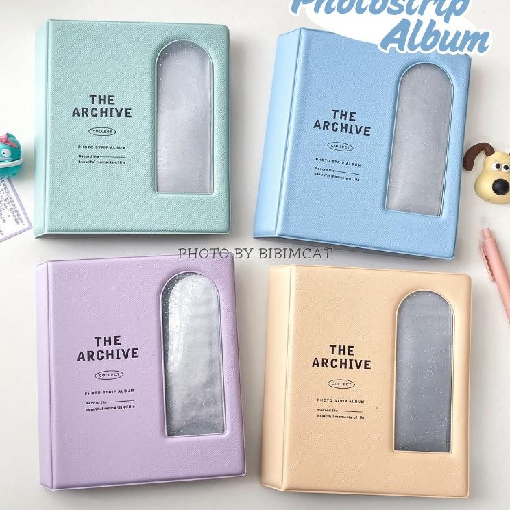 Archive Photostrip Album Collect Book Photobox 4 Cut Postcard Album