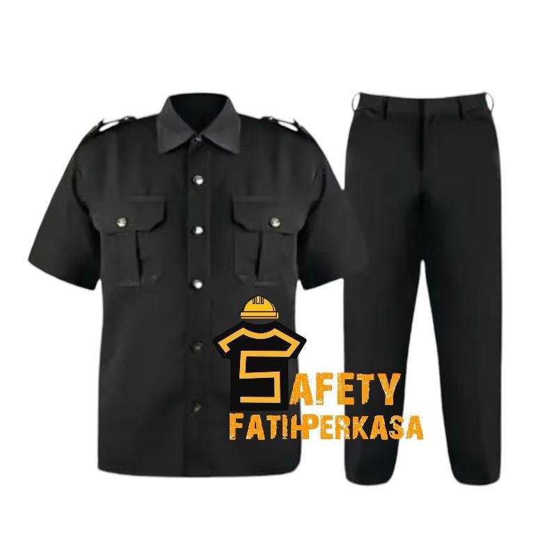Terlaris Baju Safari Security | Seragam Safari Satpam | Seragam Safari Lengan Pendek Panjang | Serag