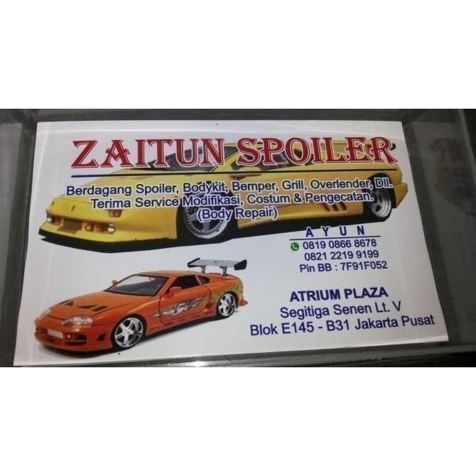 bodykit yaris trd belakang 2012 , Original