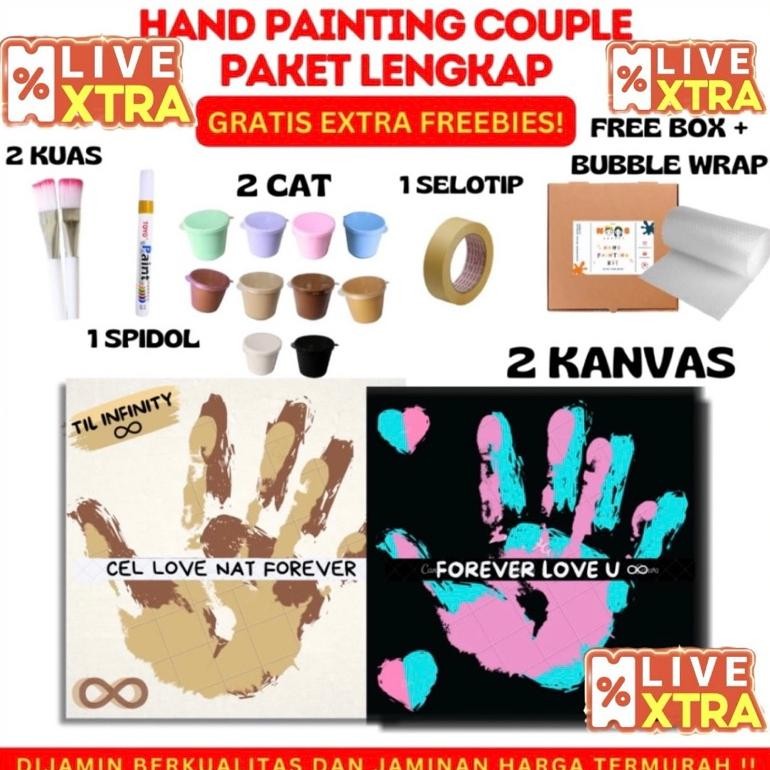 

Sale Hand Painting Kit Canvas By The Noob Artist | Kanvas Cap Tangan Couple | Canvas 20X20 Cm | Kanvas Lukis Tangan Couple Fx-4