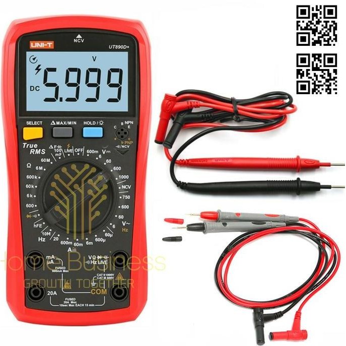 MULTITESTER AVOMETER DIGITAL ACDC UNI-T UT890D UT890 D UT 890D 890 D ORIGINAL DAN TERPERCAYA
