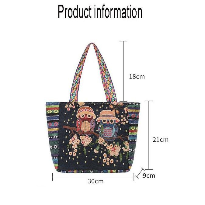DS7 >> Tas ToteBag Wanita Fashion Retro Korea Dengan Resleting Tas Bahu Kanvas BAG01 Plastik Tote Ca