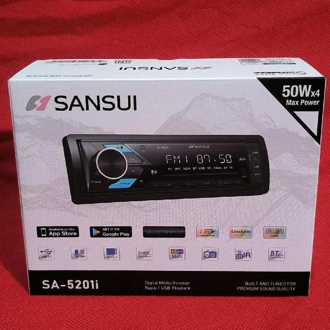 SINGLE DIN SANSUI SA-5201I MP3 USB BLUETOOTH RADIO/USB PLAYBACK PREMIUM SOUND QUALITY ORIGINAL DAN T