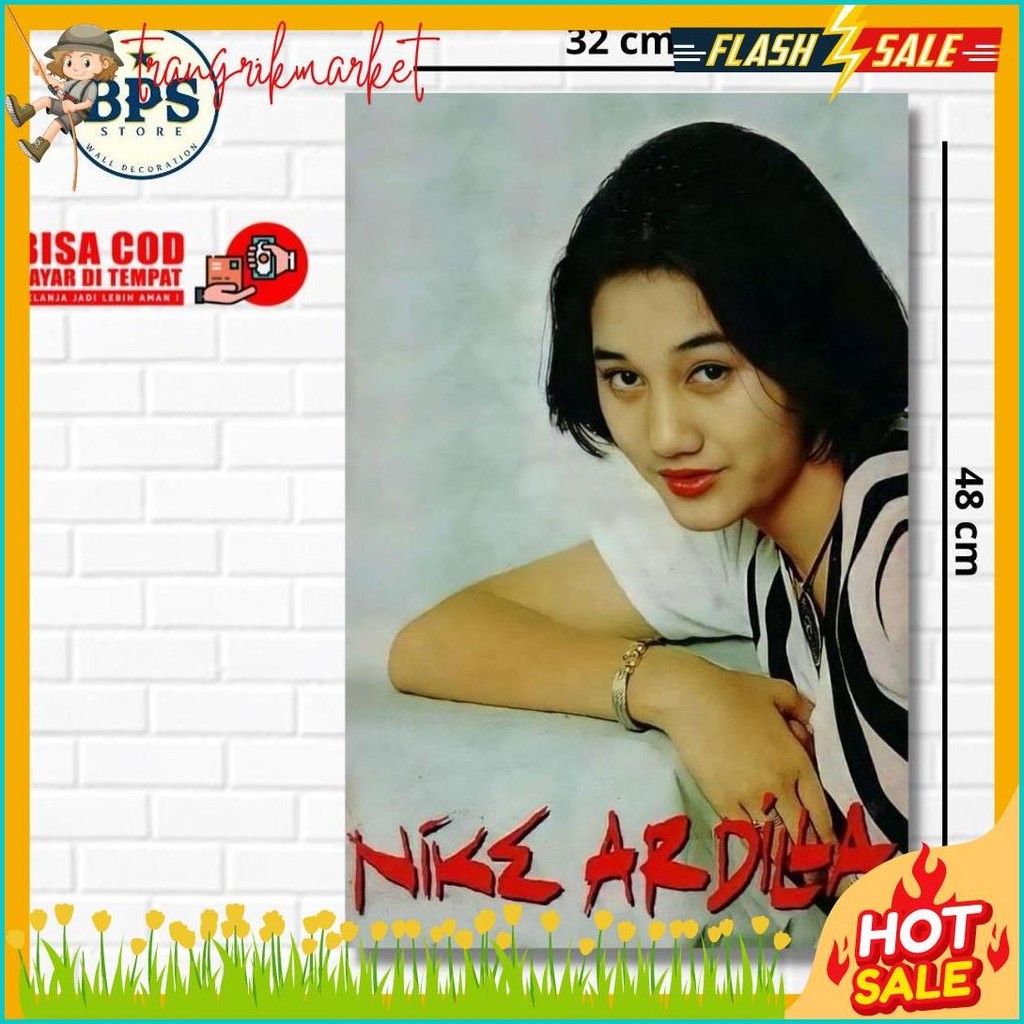 50% Off Poster Nike Ardila - Foto Nike Ardila - Poster Artis - Walldecoor - Hiasan Dinding - Hiasan 