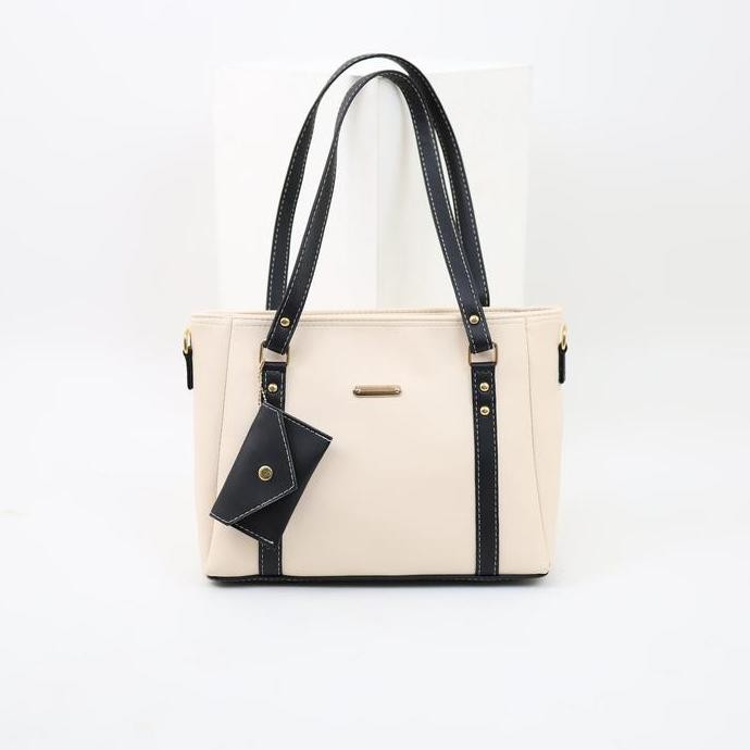 DE7 - Tas Kulit Tote Bag Wanita Tas Bahu Wanita Kekinian Kode Marita II