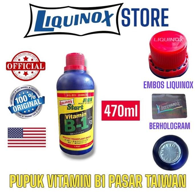Pupuk Vitamin b1 Tanaman Liquinox Taiwan 470ml