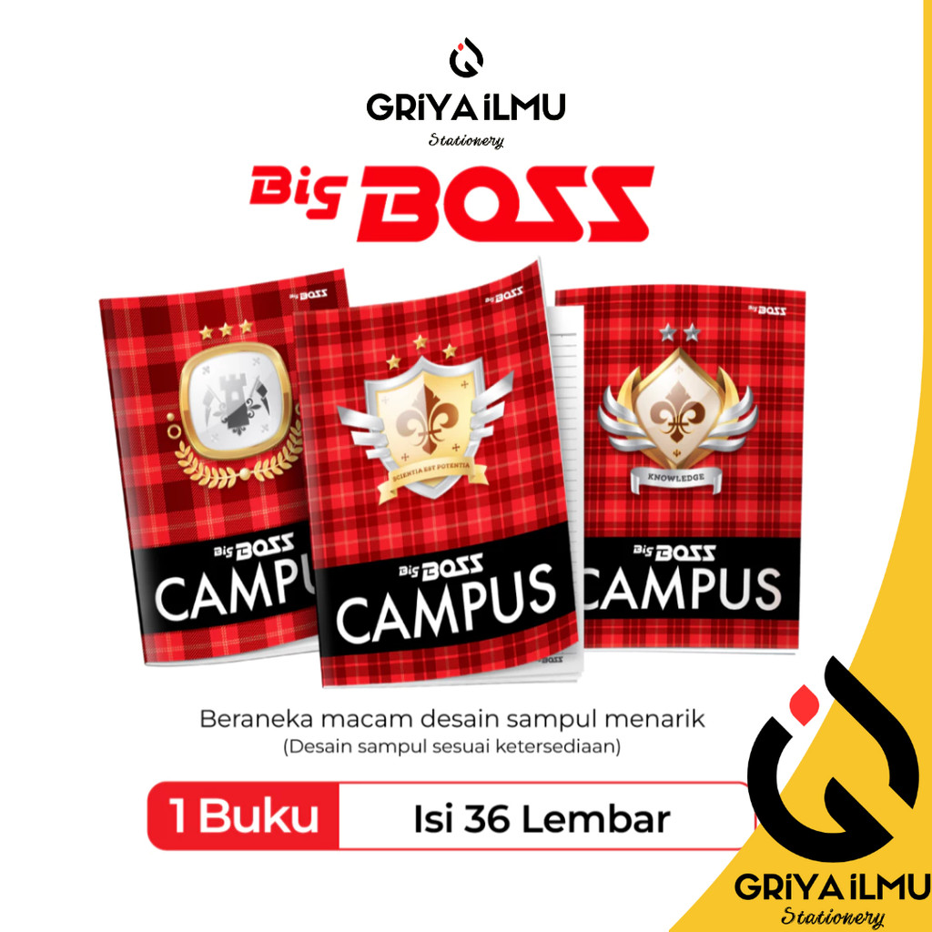 Buku Tulis B5 BIG BOSS 36 Lembar (0014506)