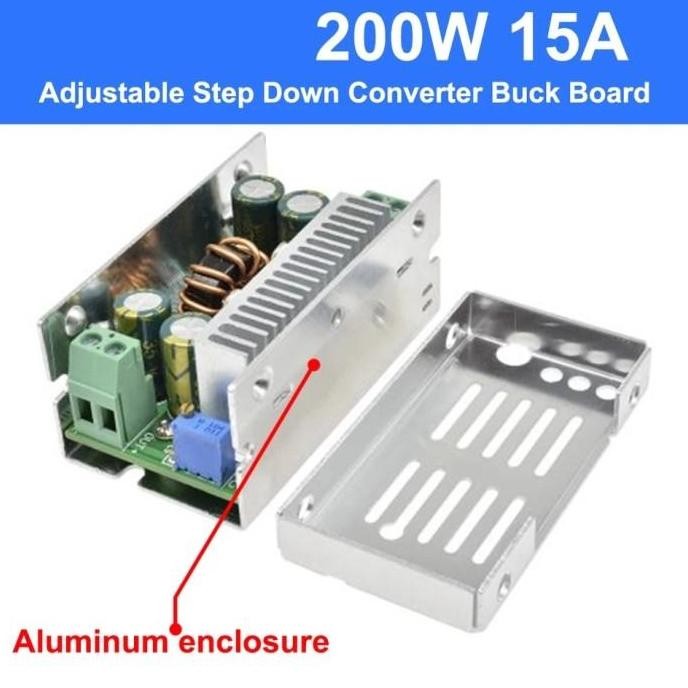 Ready Step Down 15A 200W 60V Adjustable Dc-Dc Step Down Converter Buck Modul