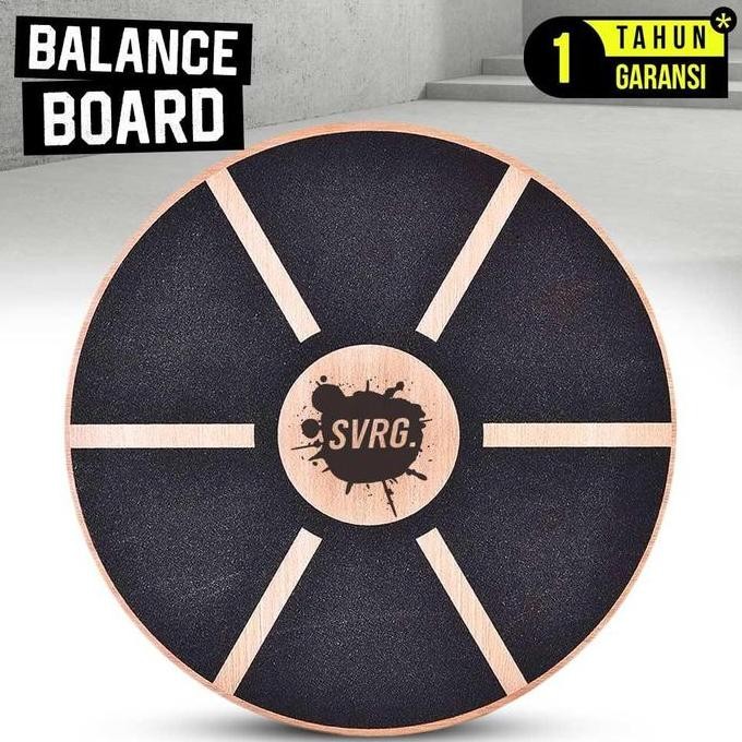 PROMO - SVRG. Balance board Wobble Board - Papan Latihan Keseimbangan - Gym