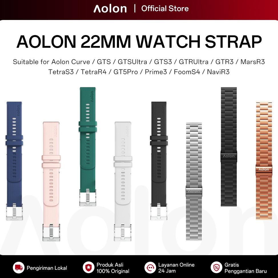 TERMURAH Aolon 22mm Original Smartwatch Stainless Steel Magnetik Strap For Curve/GTS/GTSUItra/GTS3/G