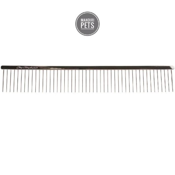 Chris Christensen 9 inch Coarse Poodle Style Buttercomb - Sisir Bulu Anjing Poodle CO