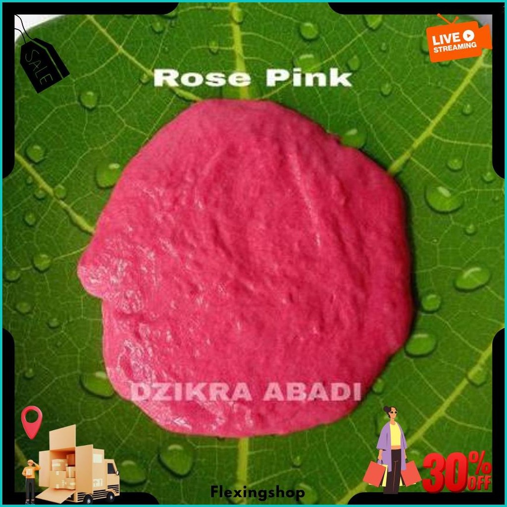 Pewarna Makanan Bubuk Rose Pink Merah Muda 500 Gr Bisa Cod